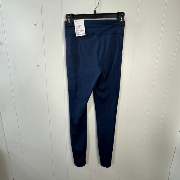 Tommy Hilfiger Womens Athletic‎ Leggings Size XS Blue Full Length High Rise New - Picture 5 of 13